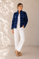 Chaqueta velvet bordada