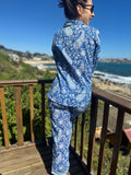 Pijama búlgaros azules
