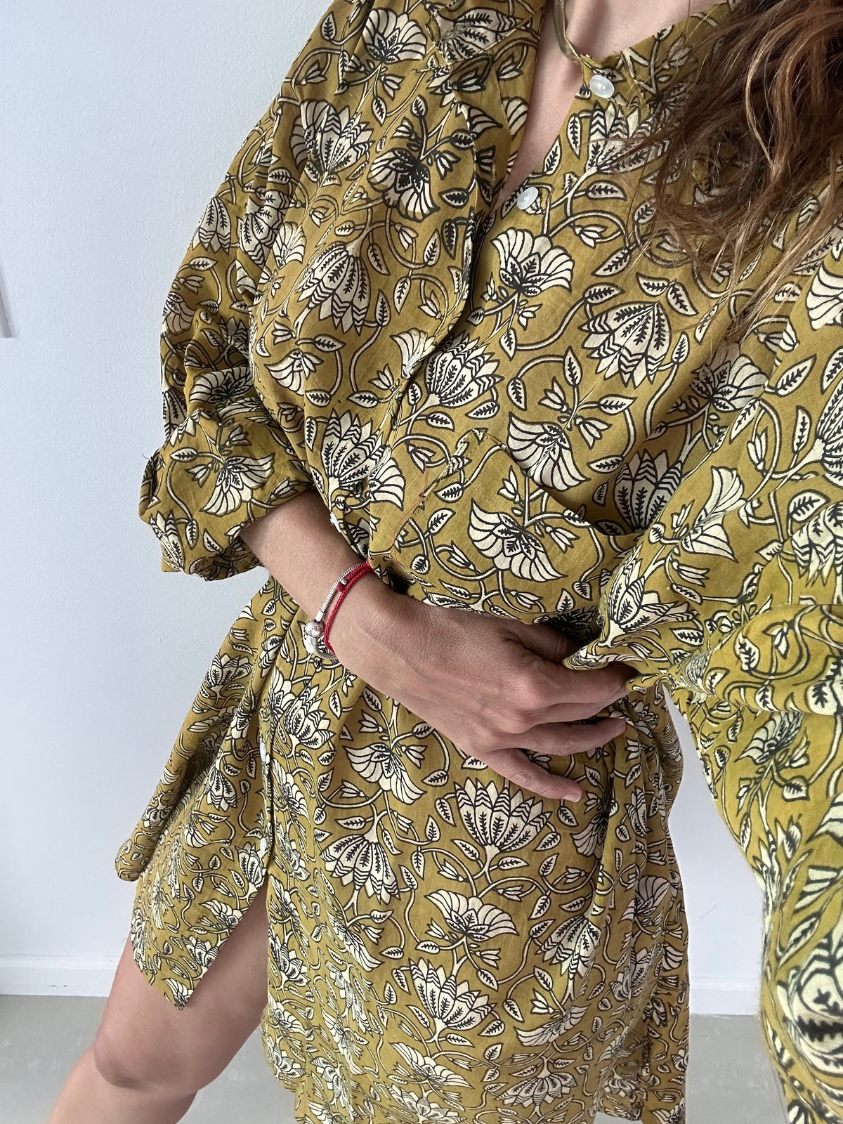 Camisa Positano loto mostaza