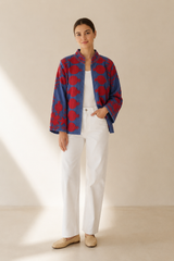 Chaqueta velvet bordada