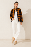 Chaqueta velvet bordada