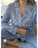 Pijama sello celeste