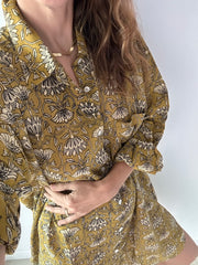 Camisa Positano loto mostaza