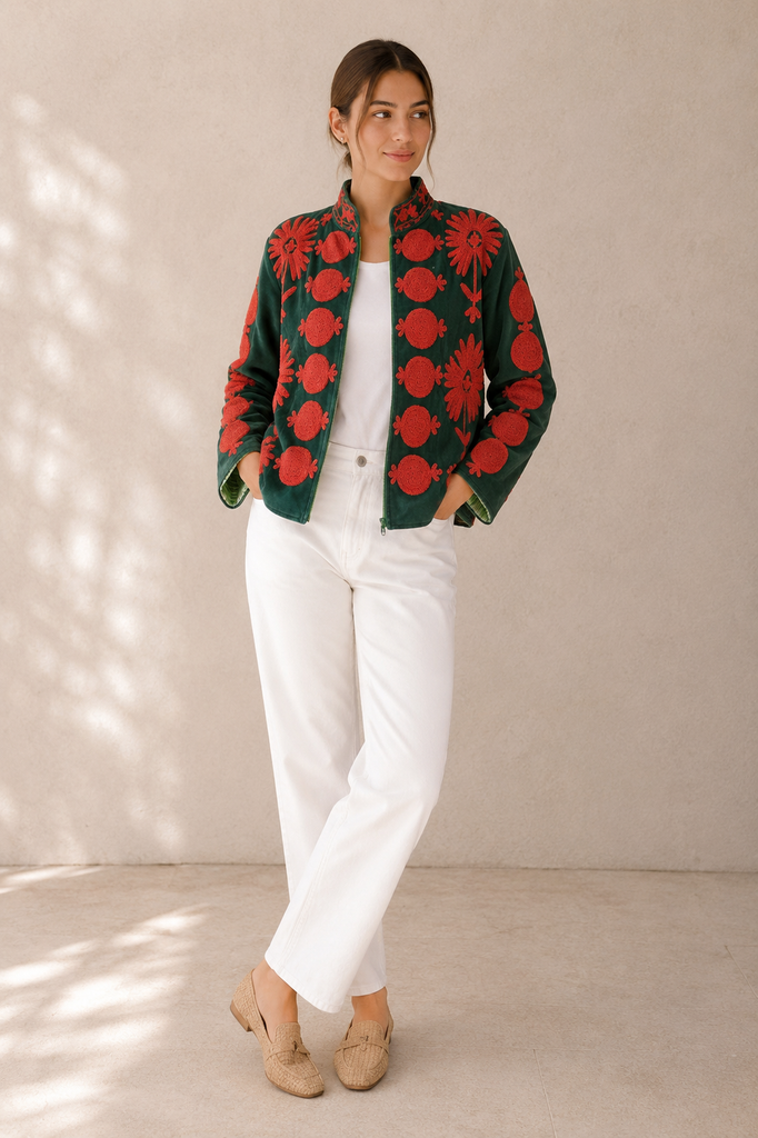 Chaqueta Velvet Bordada 20