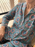 Pijama mandala turquesa