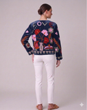 Chaqueta velvet bordada