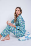 Pijama flor de loto aqcua
