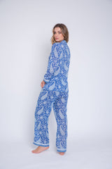 Pijama búlgaros azules outlet